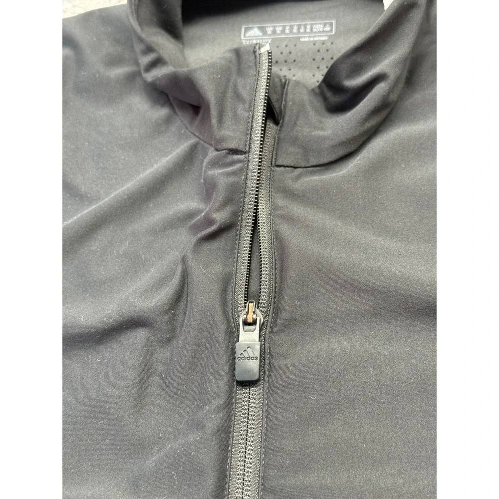 Adidas Climalite Mens Full Zip Cycling Jacket Black XL CV4764 Athletic Training